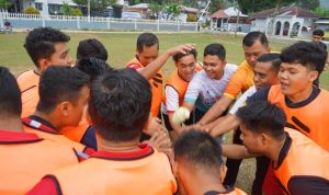 Perkuat Sinergi, Lapas Kelas IIB Padangsidimpuan Gelar Laga Persahabatan Sepak Bola Bersama Polres