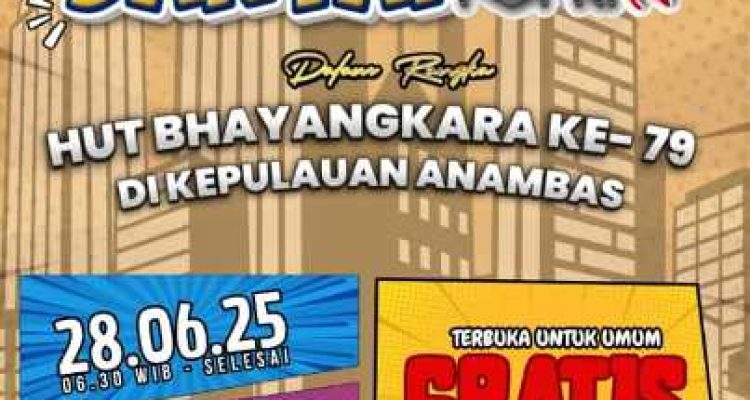 Kapolres Anambas Gelar Jalan Santai Berhadiah, Ajak Warga Rayakan HUT Bhayangkara ke-79