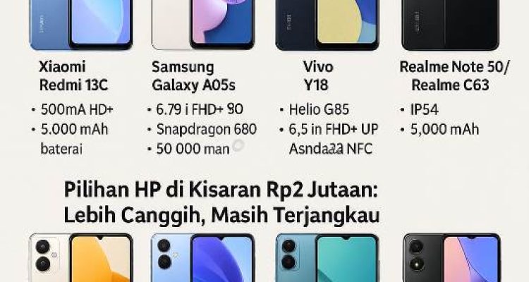 HP Murah Terbaik 2025 untuk Emak-Emak Zaman Now: Layar Lega, Baterai Awet, Harga Bersahabat