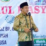 Wabup Rohman Hadiri Haflah dan Haul di Ponpes Al-Falah Babat Supat
