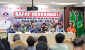 Gelar Rakor Penanggulangan Karhutbunlah 2025, Bupati Muba Minta Perusahaan Siaga Penuh