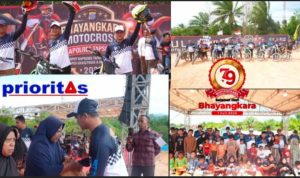 Ribuan Warga Padati Penutupan Bhayangkara Motocross Kapolres Cup 2025 di Paluta