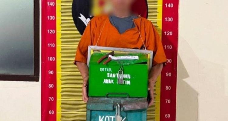 Mengaku Curi Kotak Infak, Warga Aek Tampang Diamankan Polisi Padangsidimpuan