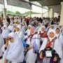 197 Jamaah Haji Kloter 10 Tiba di Mesjid Agung Nur Ala Nur Madina