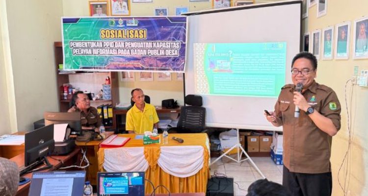 Dinkominfo Muba Fasilitasi Pembentukan PPID di Desa Rimba Ukur