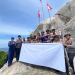 Perkuat Pengawasan Wilayah, Polsek Siantan Gelar Patroli Kedaulatan di Pulau Terluar Tokong Nanas