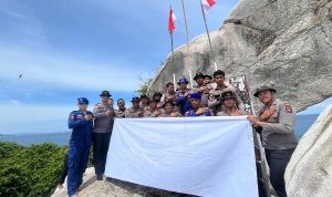Perkuat Pengawasan Wilayah, Polsek Siantan Gelar Patroli Kedaulatan di Pulau Terluar Tokong Nanas