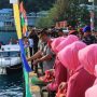 Polres Kepulauan Anambas Tabur Bunga di Laut Peringati Hari Bhayangkara ke-79