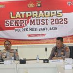 Polres Muba Gelar Latihan Persiapan Pelaksanaan Operasi Senpi Musi 2025