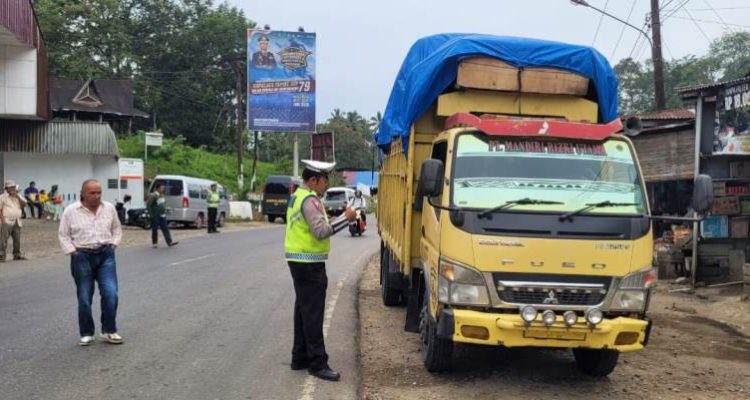 Satlantas Polres Tapsel Gelar Sosialisasi Keselamatan Berkendaraan
