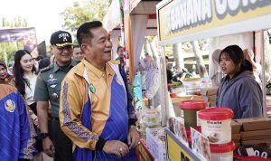 Sebanyak 136 Stand Kuliner Berjejer di Depan Rumah Dinas Bupati Muba