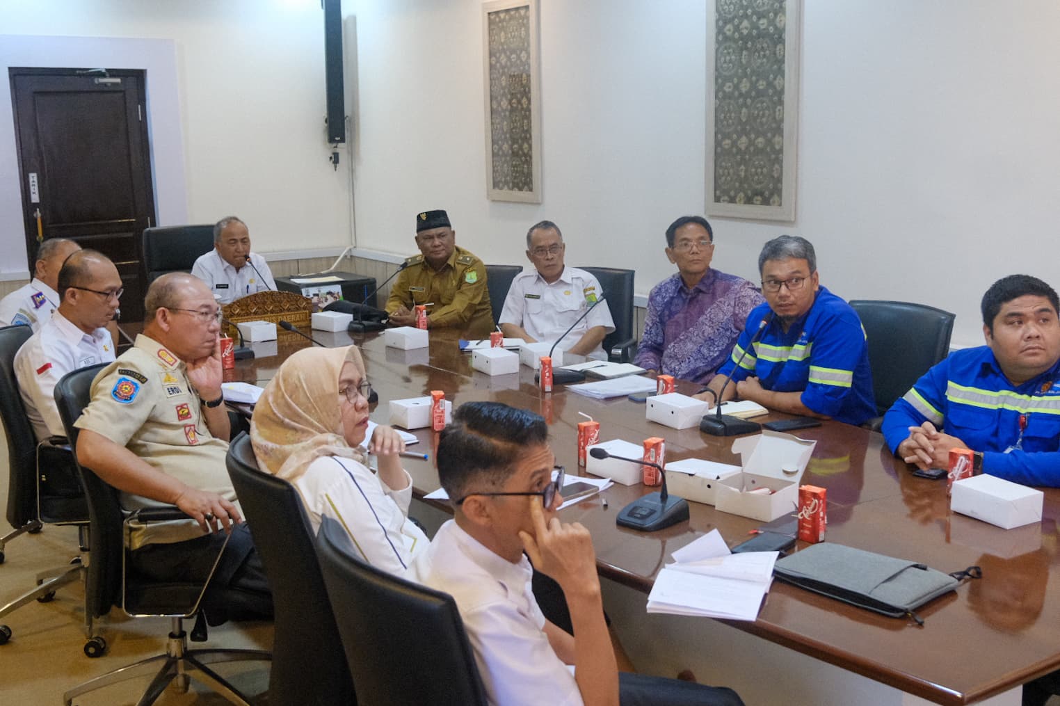 PT MBJ memenuhi panggilan dari Pemkab Muba yang pada kesempatan itu dipimpin langsung Sekda Muba Dr Apriyadi MSi, Rabu (18/6/2025)