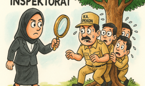 Bukan Sulap, Bukan Sihir, Kepala Pekon Gunung Tiga dan Tiga Perangkat ‘Raib’ Saat Diperiksa Inspektorat Tanggamus